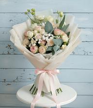 Букет цветов из:  Розы и Лизиантусы в Поселок Ремзавода