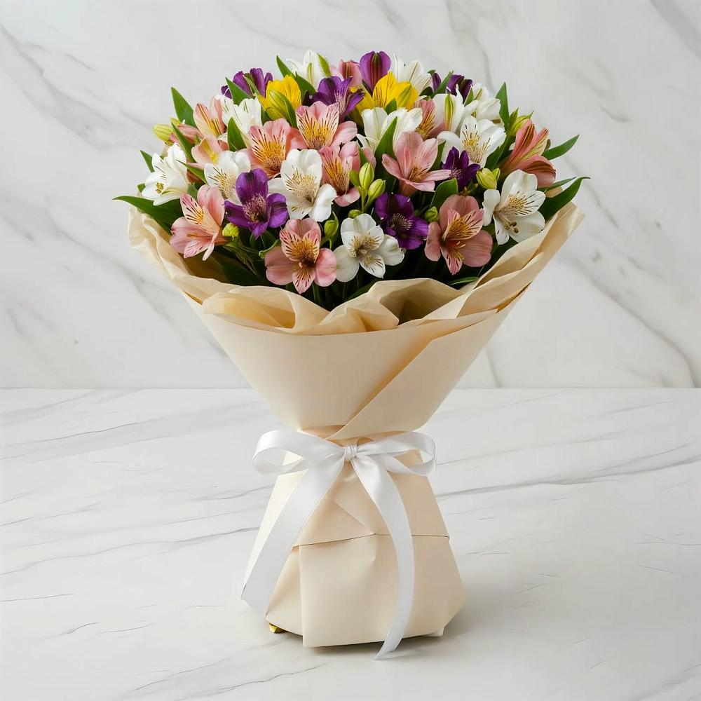 Букет цветов из: Альстромерии в Поселок Ремзавода