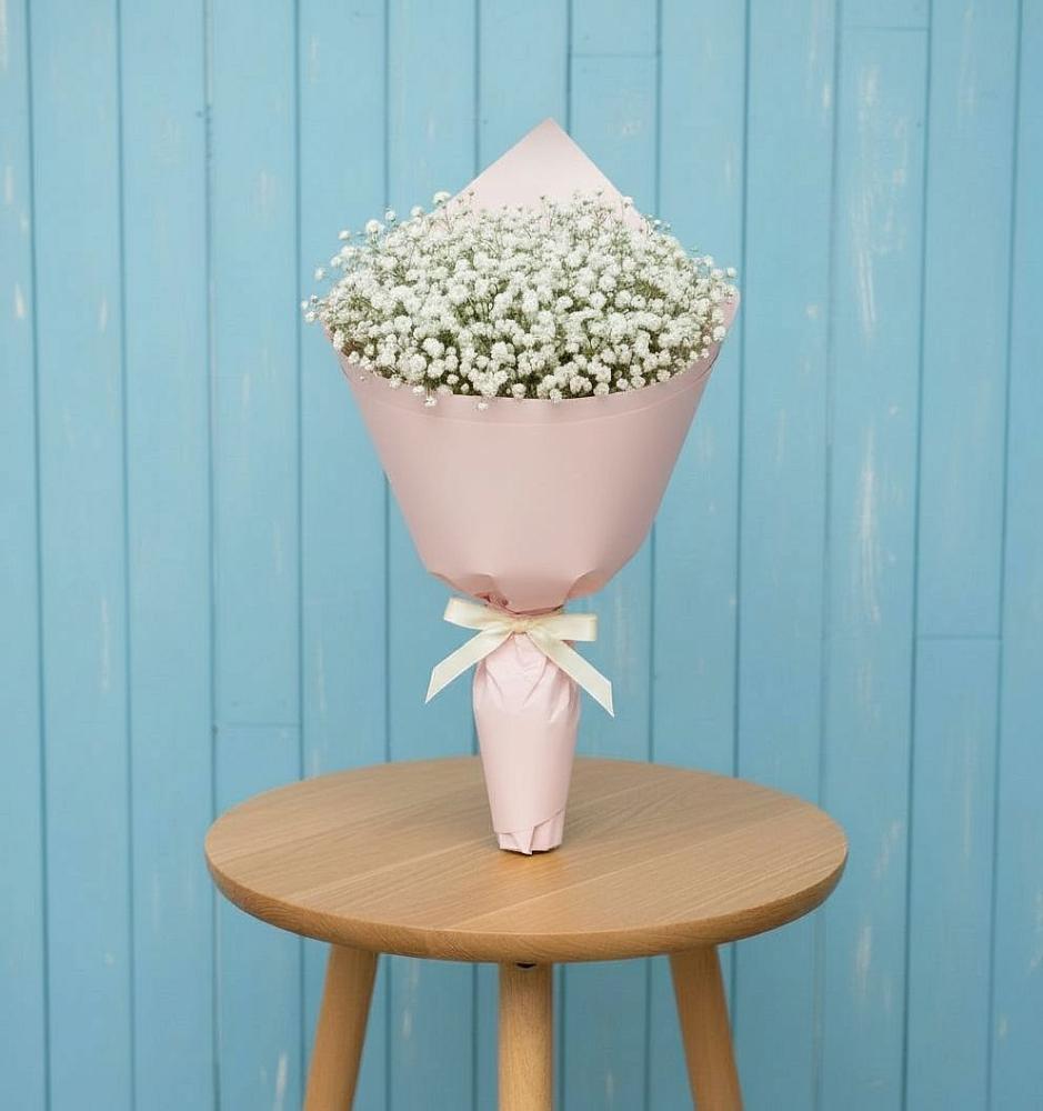 Букет цветов из: Гипсофила в Поселок Ремзавода