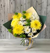 Букет цветов из:  Хризантемы #REPLACE_PRED# Поселок Ремзавода