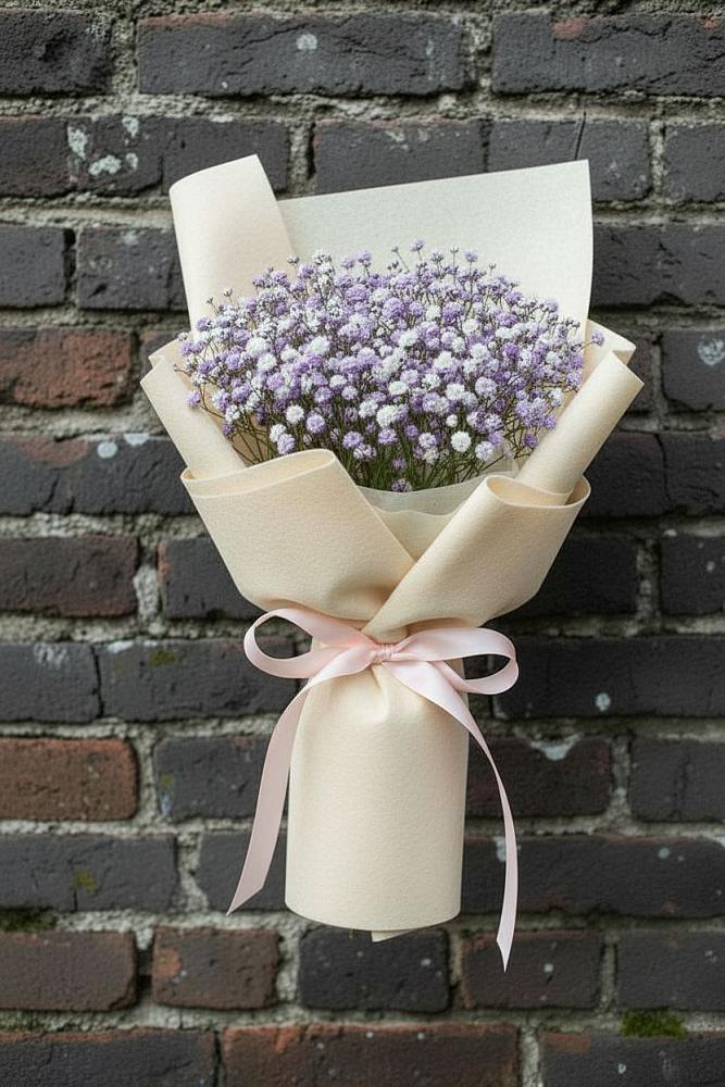 Букет цветов из: Гипсофила в Поселок Ремзавода