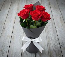 Букет 5 Красных роз Эдлесс Лав #REPLACE_PRED# Поселок Ремзавода