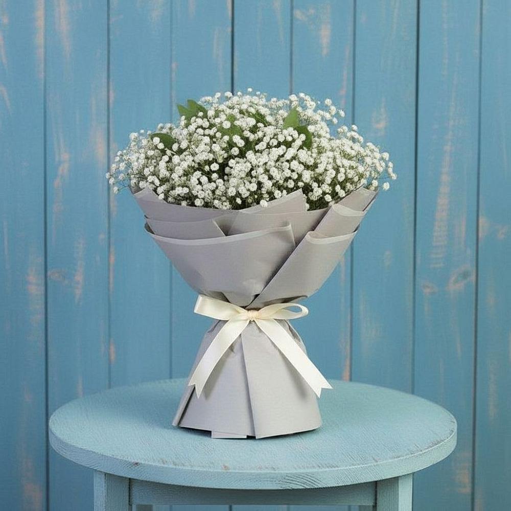 Букет цветов из: Гипсофила в Поселок Ремзавода