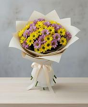Букет цветов из:  Хризантемы #REPLACE_PRED# Поселок Ремзавода