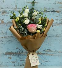 Букет цветов из:  Розы и Лизиантусы в Поселок Ремзавода