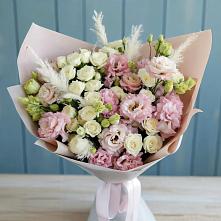 Букет цветов из:  Альстромерии и Розы #REPLACE_PRED# Поселок Ремзавода
